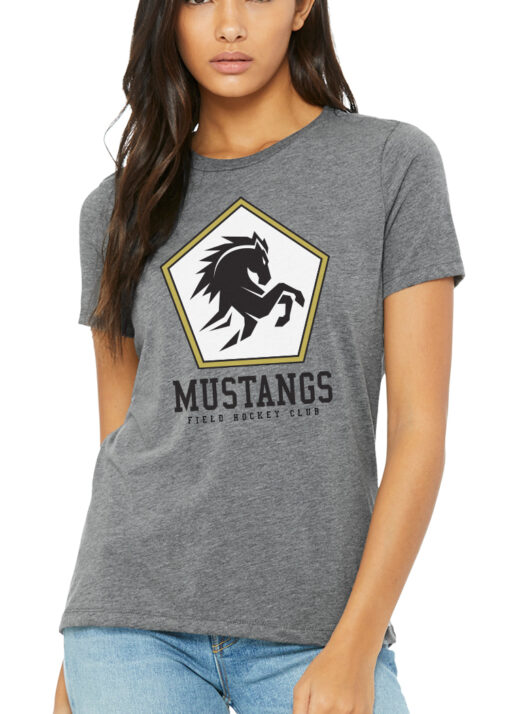 Black Mustangs Pentagon Logo Unisex T-Shirt (4 Colors)