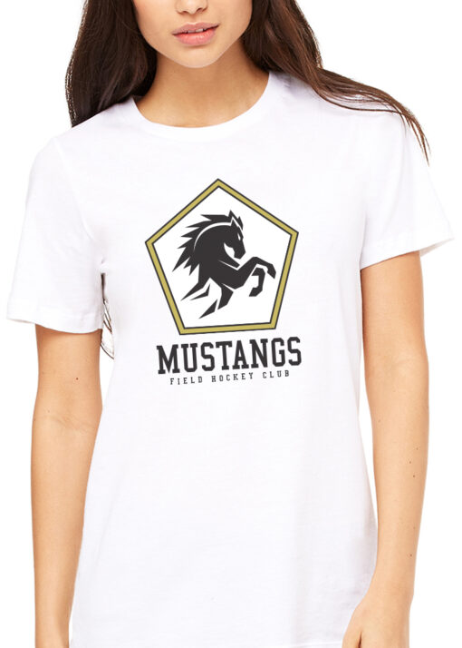 Black Mustangs Pentagon Logo Unisex T-Shirt (4 Colors) - Image 3