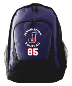 Jenkintown Football Backpack Navy w/ Player Number