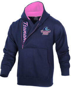 Tsunami Fully Embroidered Lapel Zip Hoodie