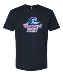 Tsunami Logo Unisex 100% Ringspun Cotton T-Shirt