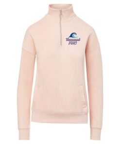Tsunami Women's Cloud Fleece Quarter-Zip Sweatshirt Cameo Pink