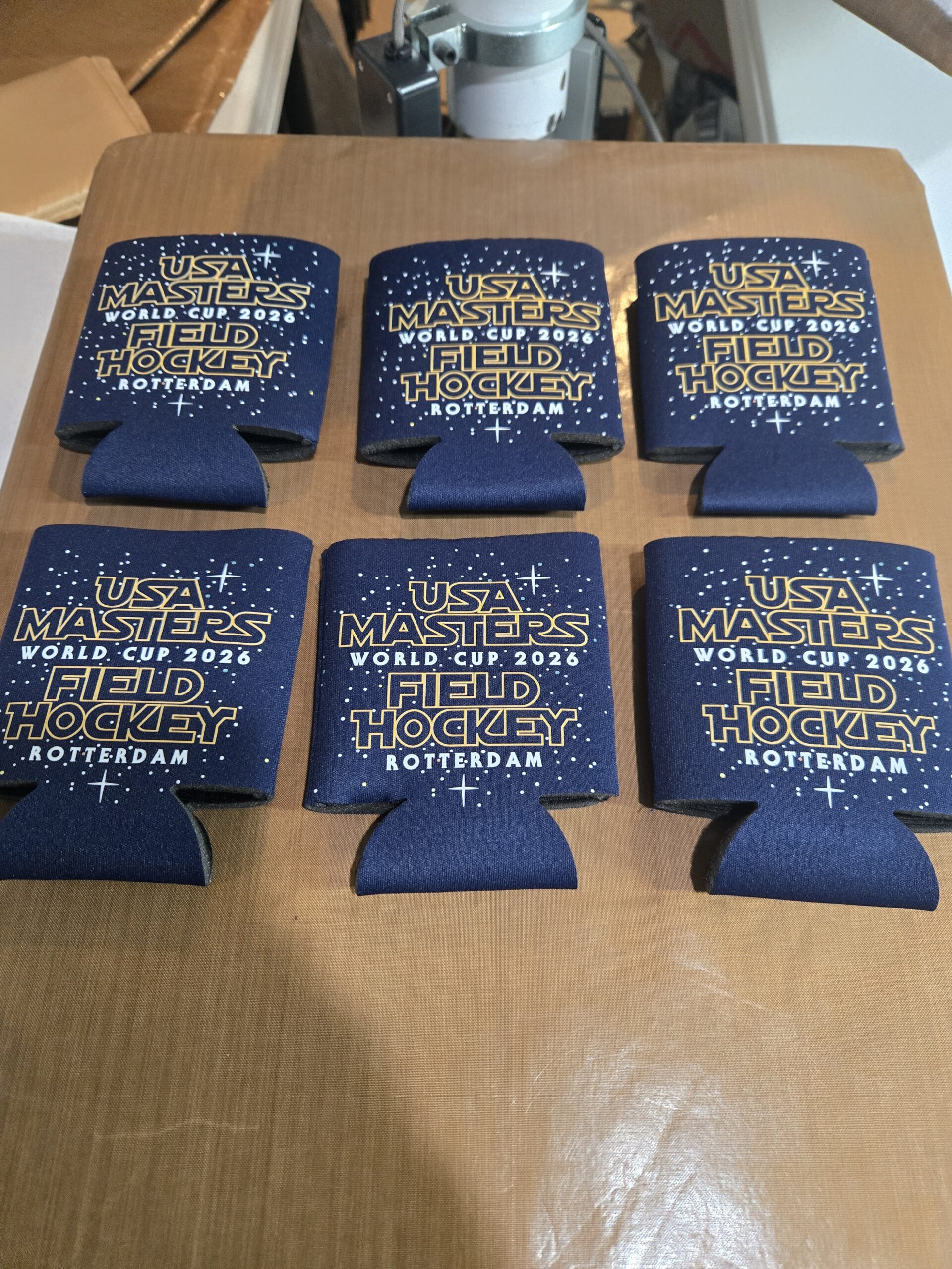 Opposing Player Koozies and Man of the Match Gifts